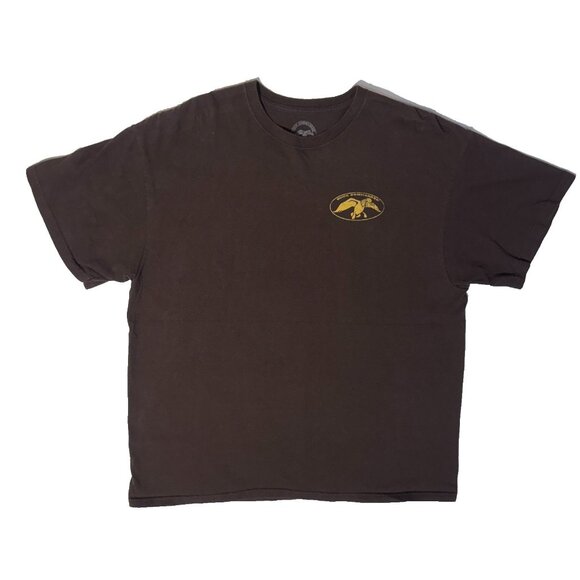 Duck Commander "Arise Kill Eat" Shotgun Hunting Brown Tshirt - L - Picture 2 of 6